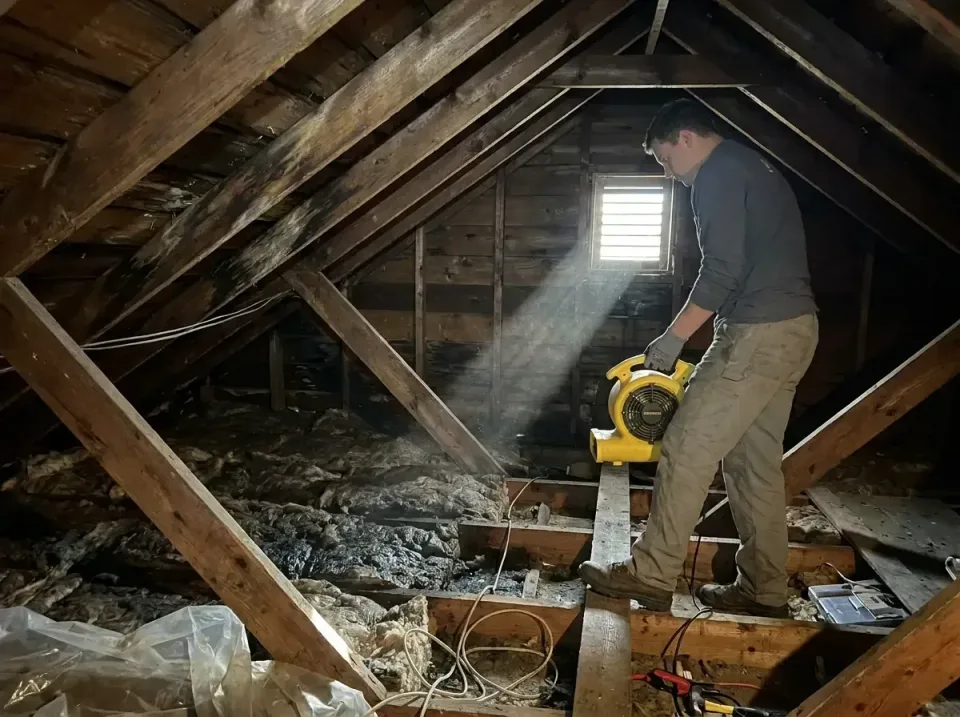 attic-water-damage-drying-proc-007 — frequently asked questions, Emergency Water Extraction & 24/7 Flood Response in Ilchest…